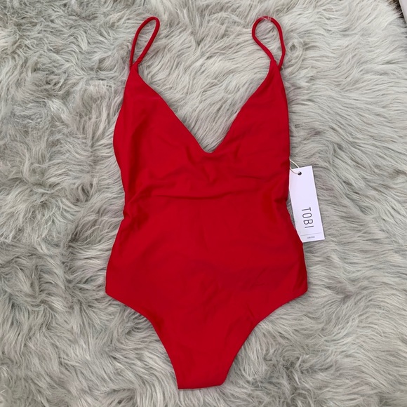 Tobi Sexy Red One Piece - Picture 4 of 7